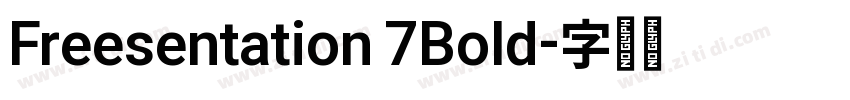 Freesentation 7Bold字体转换 Freesentation 7Bold字体转换